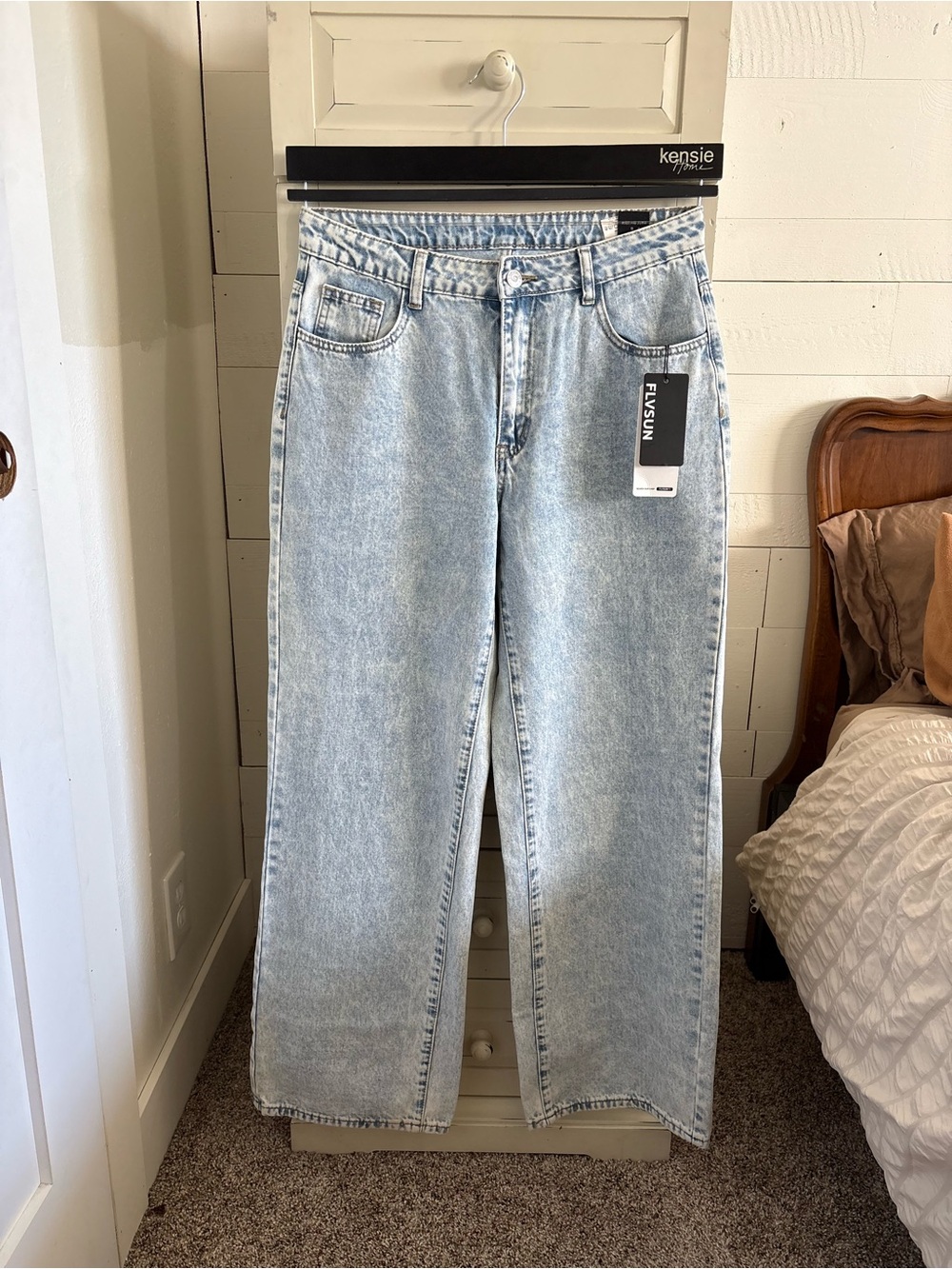 Amazon womens Light Blue Relaxed Jeans